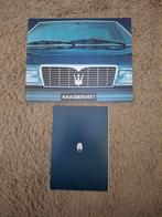2x autofolder Maserati diverse, Verzenden, Zo goed als nieuw, Algemeen