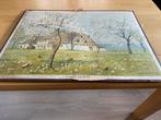 Schoolplaat , F. osswald : maientag. Gehavend. 60 x 79 cm, Ophalen, Natuur en Biologie