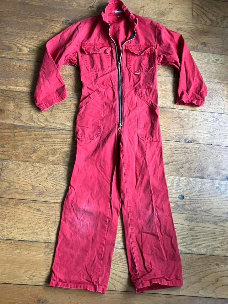 Overall HAVEP Kids collectie maat 140 — rood, Tuin en Terras, Werkkleding, Zo goed als nieuw, Kinderen, Overall, Ophalen of Verzenden
