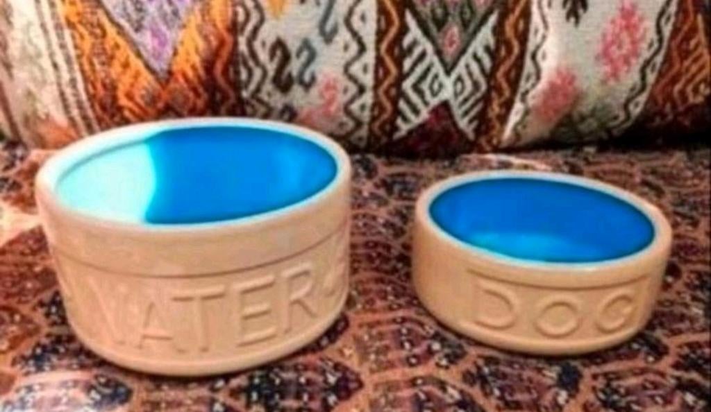 Mason Cash Honden Drink en Voerbak
Diameter 20 en 25 cm., Ophalen of Verzenden