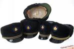 Fanfare hoed zwart, rood of blauw met faux bont div. maten, Ophalen of Verzenden, Gebruikt, Handschoenen, Hoed of Pet