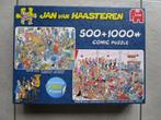 JAN VAN HAASTEREN : DE RECEPTIE + DUITS BIERFEEST nr.19058, Ophalen of Verzenden, 500 t/m 1500 stukjes, Zo goed als nieuw, Legpuzzel