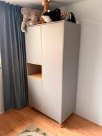 Quax Loft Ledikant EN/OF Kledingkast grijs/beuken, Kinderen en Baby's, Kinderkamer | Commodes en Kasten, Ophalen, Gebruikt, Kast