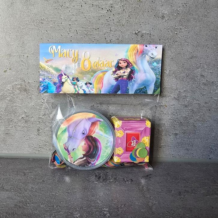 Gepersonaliseerde magisch zand traktatie, Hobby en Vrije tijd, Feestartikelen, Nieuw, Feestartikel, Verjaardag, Ophalen of Verzenden