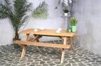 AANBIEDING picknicktafel met opklapbare banken, Ophalen, Nieuw, Inklapbaar, Rechthoekig