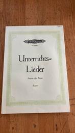 Unterrichtslieder sopran oder tenor, Muziek en Instrumenten, Ophalen of Verzenden, Zo goed als nieuw