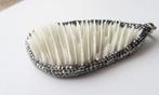 Grote Natuurlijke wit zee edelsteen Hanger met Swarovski ele, Verzenden, Nieuw, Steen of Mineraal, Met edelsteen