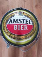Amstel bier lichtbak Verlichting lamp jaren 70, Verzamelen, Ophalen, Gebruikt, Reclamebord, Plaat of Schild, Amstel