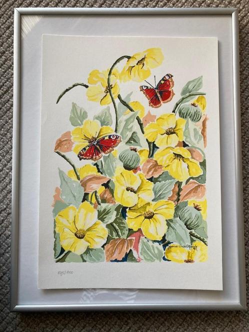 ZEEFDRUK VAN YVONNE OUDE ELFERINK., Antiek en Kunst, Kunst | Litho's en Zeefdrukken, Ophalen of Verzenden