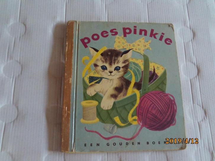 een gouden boekje poes pinkie - k. en b. jackson, Boeken, Kinderboeken | Jeugd | onder 10 jaar, Gelezen, Fictie algemeen, Ophalen of Verzenden