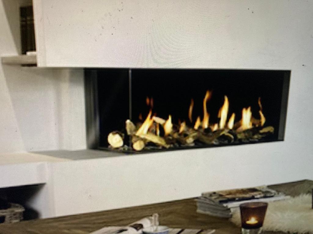 Bell Fire Corner Bell Medium + Horizon-Bell Medium, Huis en Inrichting, Haarden, Gebruikt, Gashaard, Ophalen