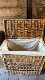 Rotan wasmand, Ophalen, Zo goed als nieuw, Rond, Riet