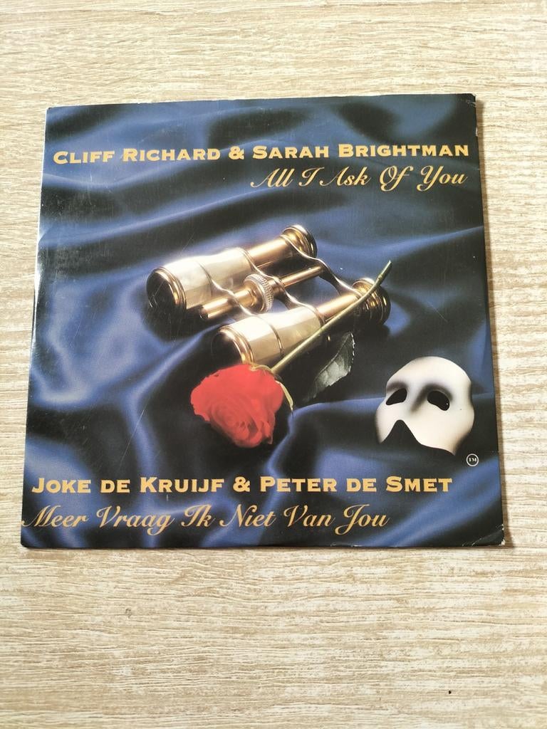 Cliff Richard & sarah brightman - all i ask of you, Ophalen of Verzenden, Pop