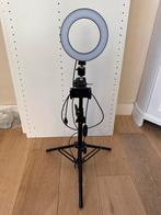 Ringlamp met Statief - Perfect voor Foto & Video, Audio, Tv en Foto, Fotografie | Fotostudio en Toebehoren, Ophalen, Zo goed als nieuw
