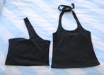 2 topjes van Stradivarius en Shein in maat XS, Kleding | Dames, Tops, Zwart, Ophalen of Verzenden, Zo goed als nieuw, Zonder mouw