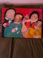 Dikke dames schilderij, Ophalen