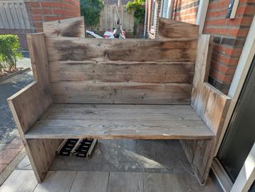 Tuinbank van steigerhout 140 cm breed beschikbaar voor biedingen