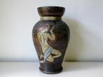 Forse St. Joris / Terraco / Draak Beesel zoutglazuur vaas, Antiek en Kunst, Antiek | Keramiek en Aardewerk, Ophalen of Verzenden