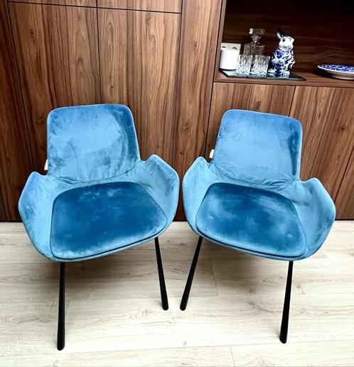 Zuiver - Brit LL - eetkamerstoelen, Huis en Inrichting, Stoelen, Zo goed als nieuw, Vier, Stof, Overige kleuren, Ophalen