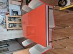 Tetro tafel formica jaren 60 en 4 stoelen., Ophalen of Verzenden, Zo goed als nieuw