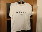 Wit shirt milano italy. Maat l, Kleding | Dames, Maat 38/40 (M), Wit, Ophalen of Verzenden, Zo goed als nieuw