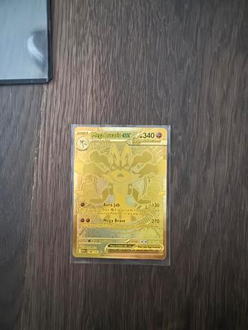 Pokemon kaart 188/132 - Gouden Mega Lucario EX beschikbaar voor biedingen