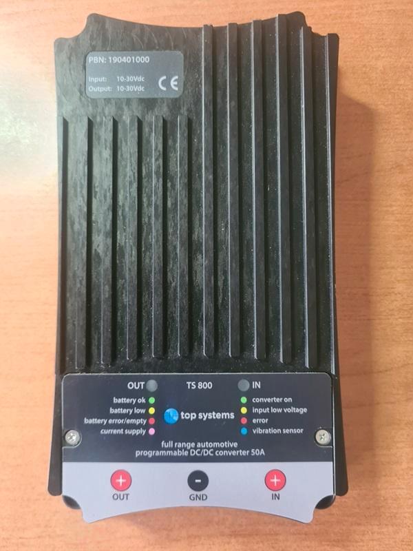 TS 800 C-50 acculader, Buck-Boost DC/DC, nw. model, Caravans en Kamperen, Camper-accessoires, Zo goed als nieuw, Ophalen of Verzenden