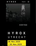 Gezocht hyrox ticket men open Utrecht 28 november