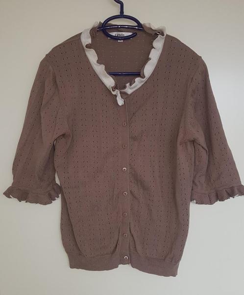 Vest L merk Lynde, Kleding | Dames, Truien en Vesten, Gedragen, Maat 42/44 (L), Beige, Ophalen of Verzenden