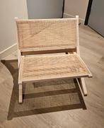 Rotan fauteuil, Huis en Inrichting, Stoelen, Ophalen, Zo goed als nieuw, Bruin, Eén