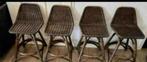 4 Vintage Dirk van Sliedrecht barkrukken, Ophalen, Huis en Inrichting