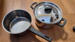 BK pannen ( steelpan en kookpan), Ophalen of Verzenden, Gebruikt, Rvs, Kookpan of Snelkookpan