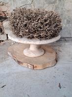 Decoratieve takkenkrans op houten voet, Ophalen of Verzenden, Gebruikt