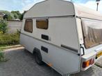 Kip caravan klein voormaat bouwjaar 1984, Caravans en Kamperen, Caravans, Vast bed, Rondzit, Kip, Particulier