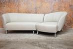 NIEUW beklede unieke leren Leolux Pupilla design hoekbank, 250 tot 300 cm, Leolux, Leolux, 125 tot 150 cm