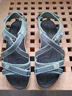 Ecco damessandalen mt 41, blauwgroen, Ophalen of Verzenden, Zo goed als nieuw, Sneakers of Gympen