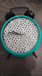 Retro Wekker met Stippen, Witgoed en Apparatuur, Wekkers, Ophalen of Verzenden, Zo goed als nieuw, Analoog