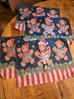 Kerst placemats gingerbreads 1 kerst gebruikt, Diversen, Ophalen of Verzenden