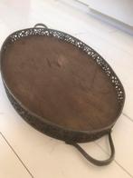 Antiek dienblad klein tin, Ophalen of Verzenden, Zo goed als nieuw