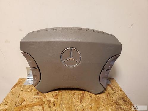 Mercedes S klasse W220 CL W215 stuurairbag links grijs LEER, Auto-onderdelen, Dashboard en Schakelaars, Mercedes-Benz, Gebruikt