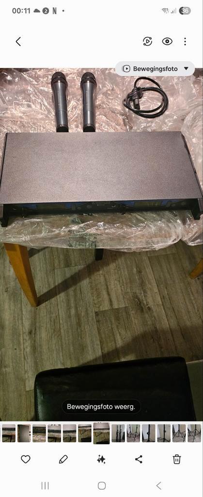 Sennheiser  ew 500g2  draadloos microfoon, Muziek en Instrumenten, Microfoons, Gebruikt, Zangmicrofoon, Draadloos, Ophalen