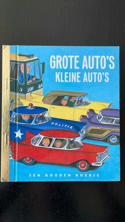 Richard Scarry - Grote autos kleine auto's, Boeken, Kinderboeken | Kleuters, Zo goed als nieuw, Gouden boekje, Ophalen of Verzenden
