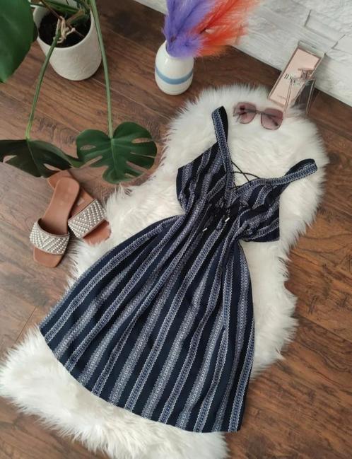 Zomer jurk viral, Kleding | Dames, Jurken, Zo goed als nieuw, Maat 42/44 (L), Ophalen of Verzenden