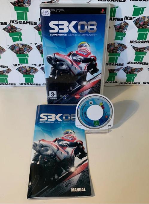 SBK 08 Superbike World Championship - PSP - Iksgames, Spelcomputers en Games, Games | Sony PlayStation Portable, Zo goed als nieuw