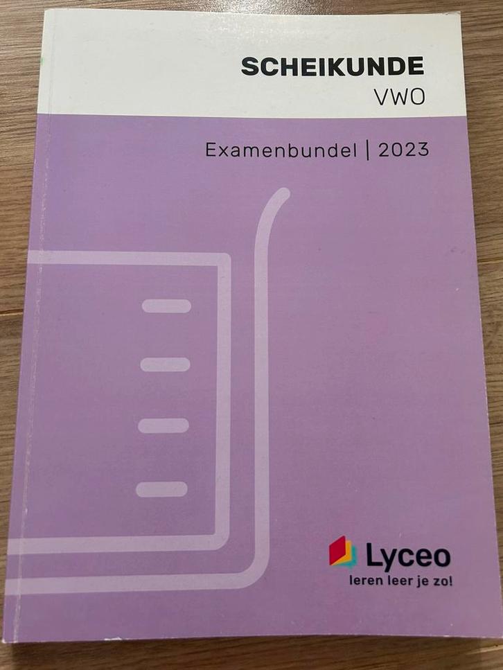 Lyceo examenbundel Scheikunde 2023 VWO, Boeken, Informatica en Computer, Gelezen, Programmeertaal of Theorie, Ophalen of Verzenden