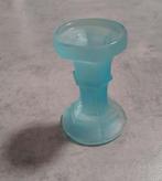 Glazen KANDELAAR. 8 cm hoog x bovenkant 4,5 cm doorsnee, Overige materialen, Ophalen of Verzenden, Zo goed als nieuw, Kandelaar