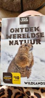 Wildlands emmen 10 euro korting max 5 personen, Tickets en Kaartjes, Drie personen of meer, Kortingskaart