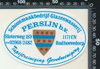 Sticker: Persijn Schoonmaakbedrijf - Badhoevedorp, Verzenden, Zo goed als nieuw, Bedrijf of Vereniging