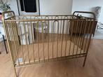 Gouden Ledikant / Babybedje met Matras, Ophalen, Gebruikt, Ledikant