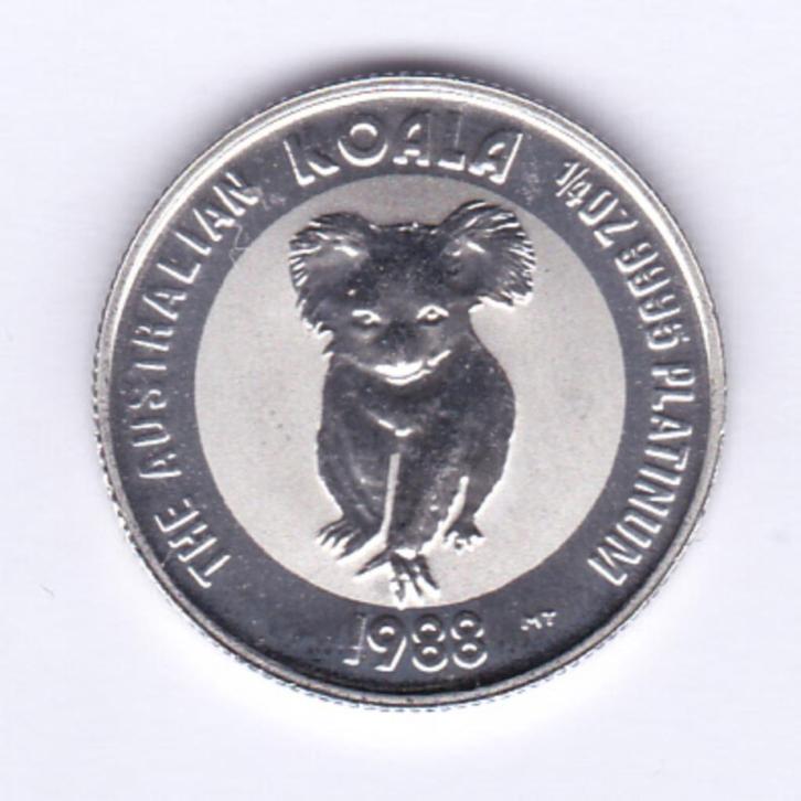 Australië 25 dollars 1988 Koala van 1/4 ounce PLATINA, Postzegels en Munten, Edelmetalen en Baren, Platina, Ophalen of Verzenden